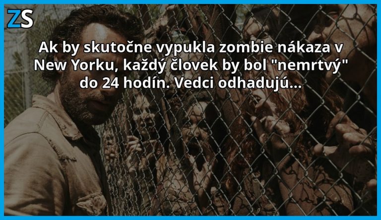 Takto by to mohlo vyzerať, keby skutočne vypukla zombie apokalypsa