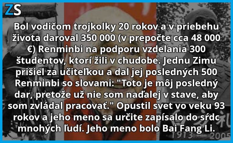 Celý život obetoval tomu, aby pomáhal mladým vzdelávať sa