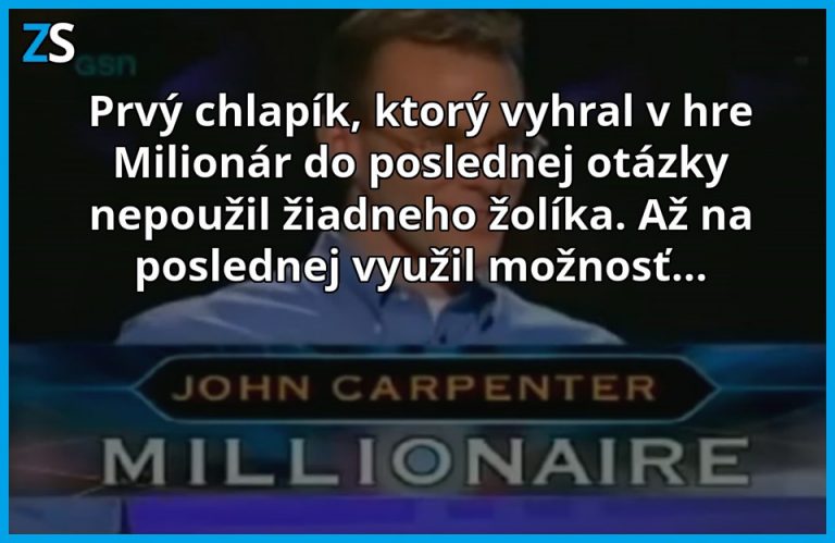 Muž, ktorý ako prvý vyhral televíznu hru Milionár