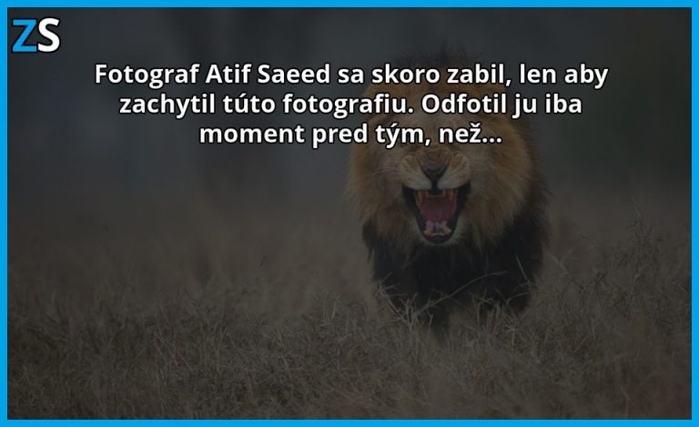 Fotograf si skoro škaredo ublížil pri tvorení tohto snímku