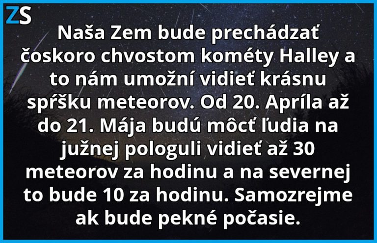 Nočná obloha nám čoskoro pripraví krásne divadlo