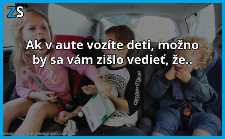 Deti vedia byť niekedy pekne neposlušné