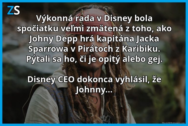 Johny Depp dobre vie ako si poradiť pri natáčaní s podobnými problémami