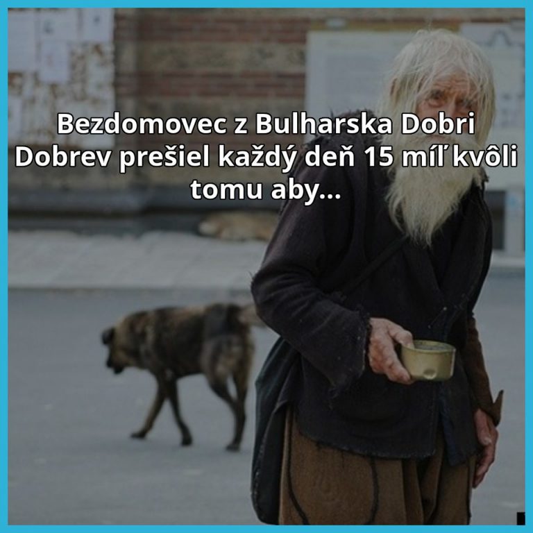 Aj vďaka podobným ľuďom má ľudstvo ešte nádej