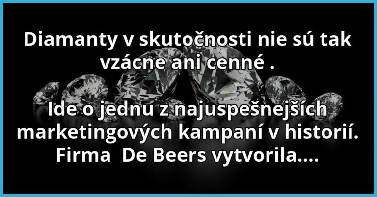 Klam žiarivého diamantu
