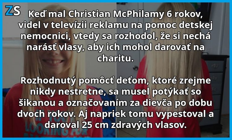 Aj keď mal len 6 rokov neváhal pomáhať druhým