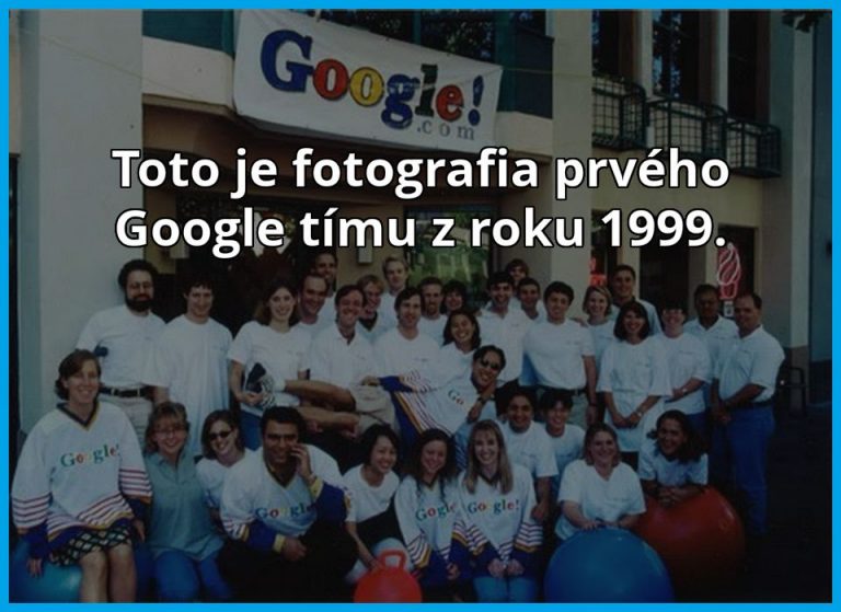 Prvý Google tím