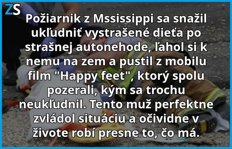 Požiarnik, ktorému toto povolanie bolo zrejme predurčené