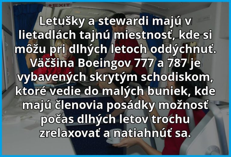 Tajná miestnosť v lietadlách