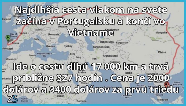 Najdlhšia cesta vlakom