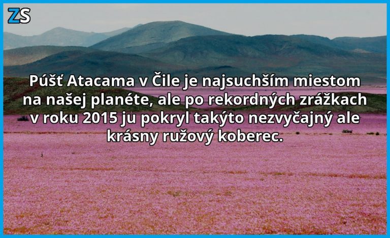 Púšť Atacama – najsuchšieho miesto na planéte