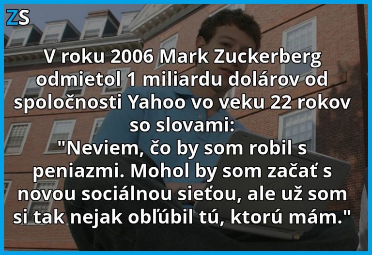 Mark Zuckerberg versus 1 miliarda dolárov