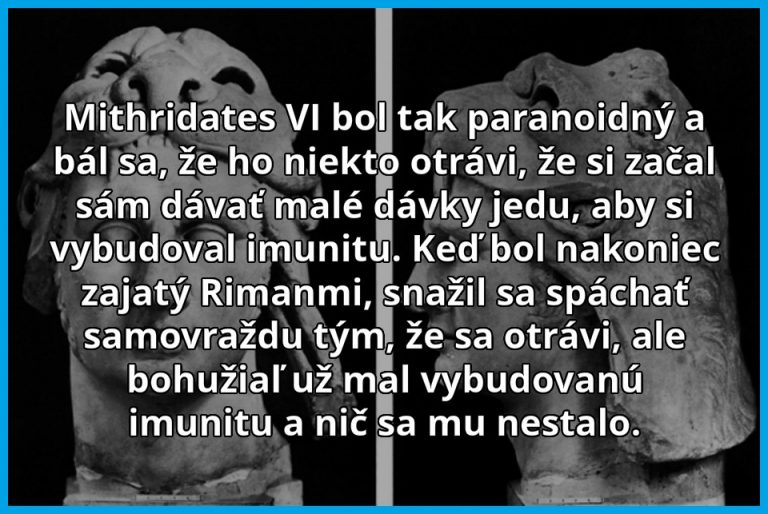 Paranoidný kráľ, ktorému sa to vypomstilo