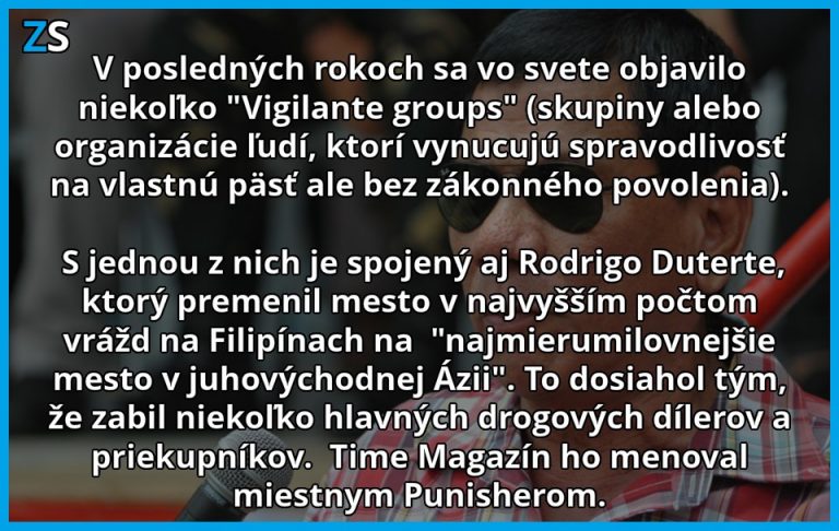 Rodrigo Duterte – Filipínsky Punisher