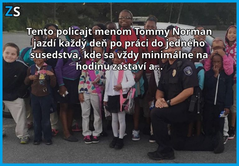 Tommy Norman je policajtom od ktorého by si mali brať ľudia príklad