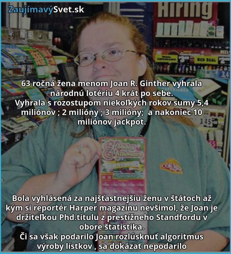 Najštastnejšia žena alebo génius?