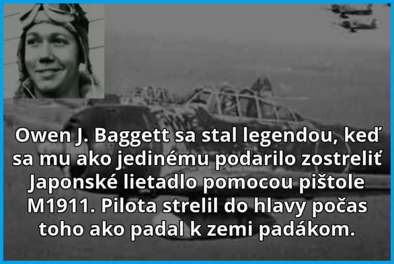 Owen J. Baggett sa stal legendou medzi pilotmi