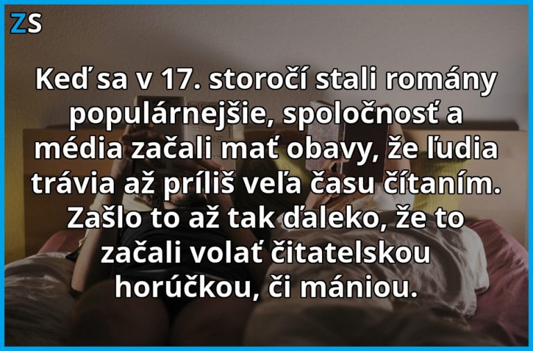 Obdobie, kedy sa knihy stali populárnymi