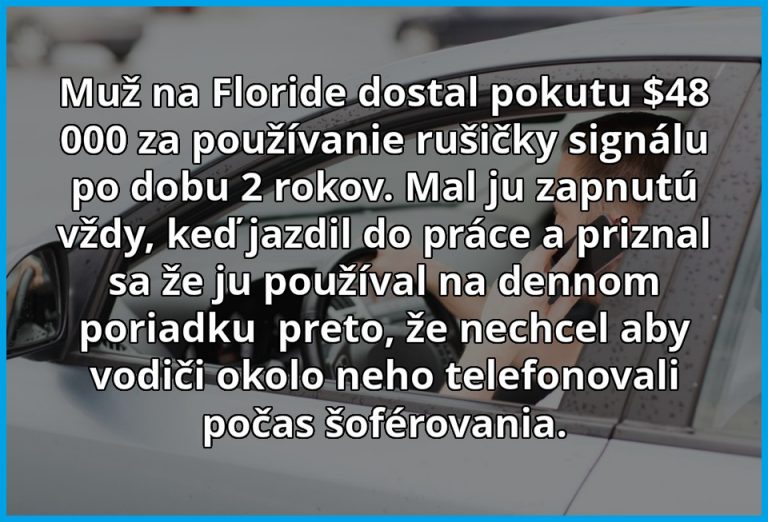 Muž dostal obrovskú pokutu ale priznal sa, že tým len chcel chrániť seba