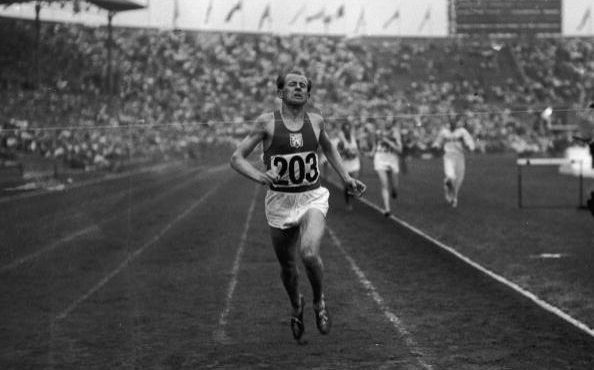 Emil Zátopek, prezývaný aj Česká lokomotíva