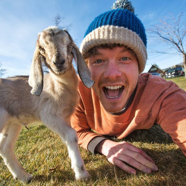 Tento človek dostáva peniaze za selfie so zvieratami