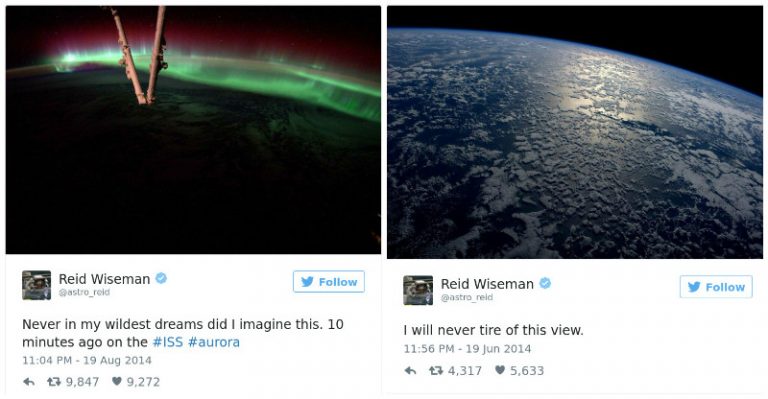 Astronaut tweetuje z vesmíru a ukazuje aká je jeho práca skvelá