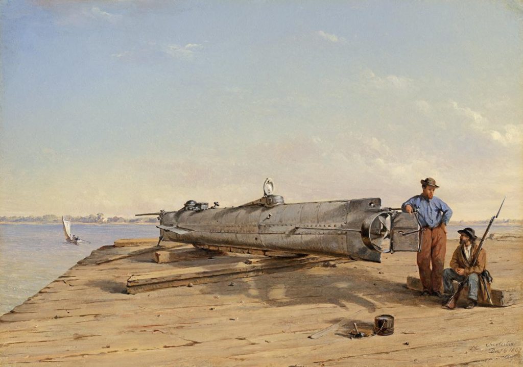 Conrad Wise Chapman Submarine Torpedo Boat H.L. Hunley Dec. 6 1863