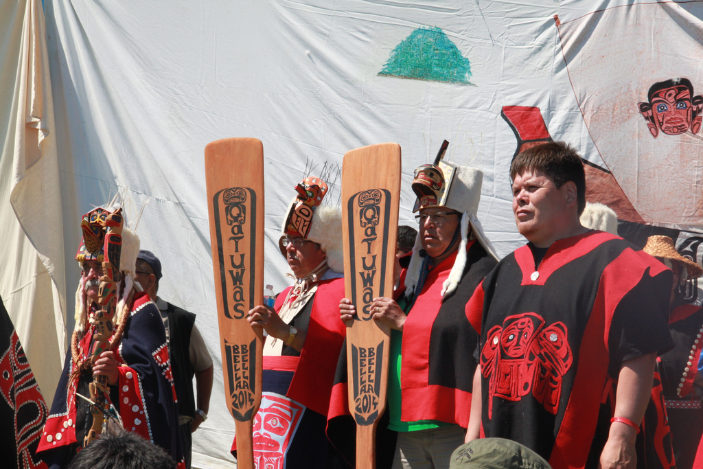 Heiltsuk Nation members by US Embassy Canada Heiltsuk fotografia