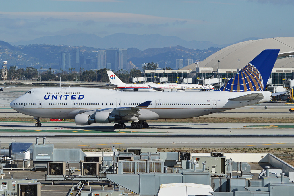 united airlines boeing fotografia