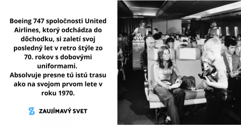 Ikonický Boeing 747 spoločnosti United Airlines si zaletí svoj posledný let v retro štýle