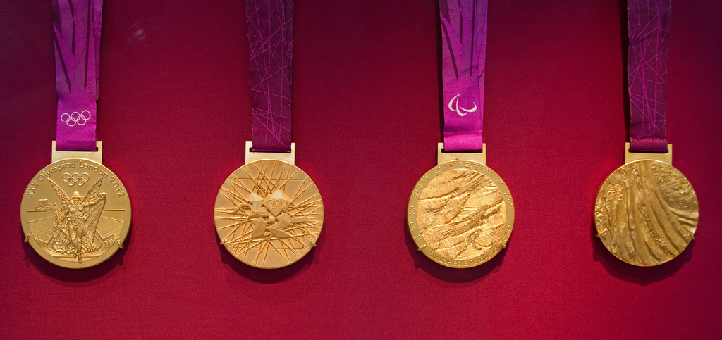 olympic gold medal fotografia