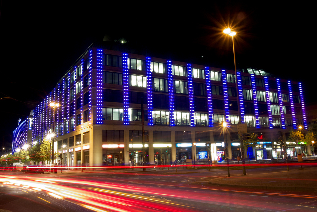 Aqua Dom Berlin - Festival of Lights / Berlin Leuchtet 2013 by Sebastian Wochnik berlin night life fotografia