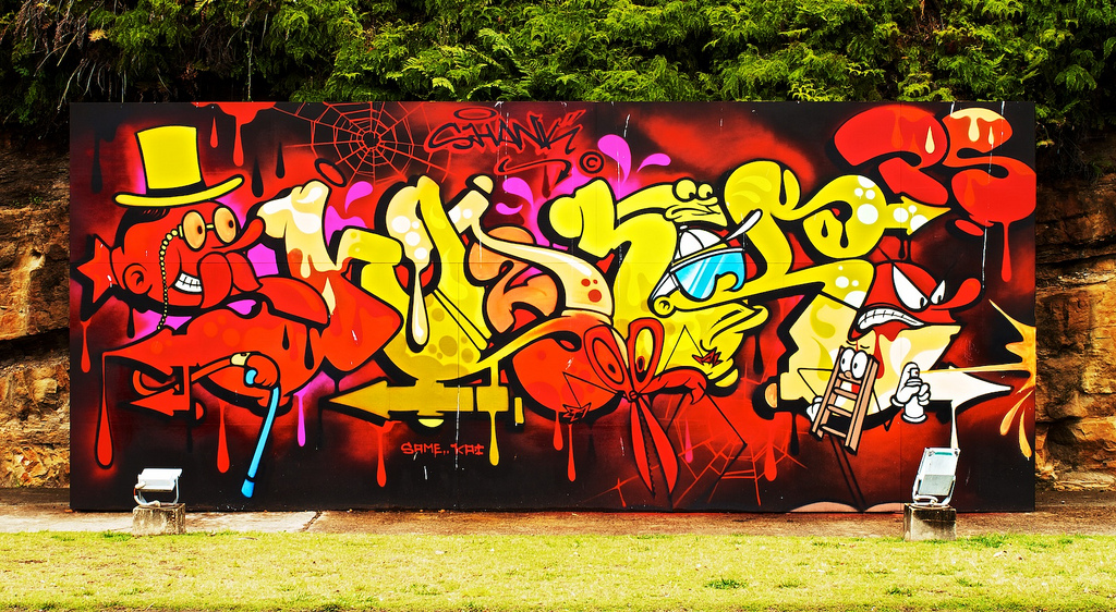 grafitti in sydney fotografia
