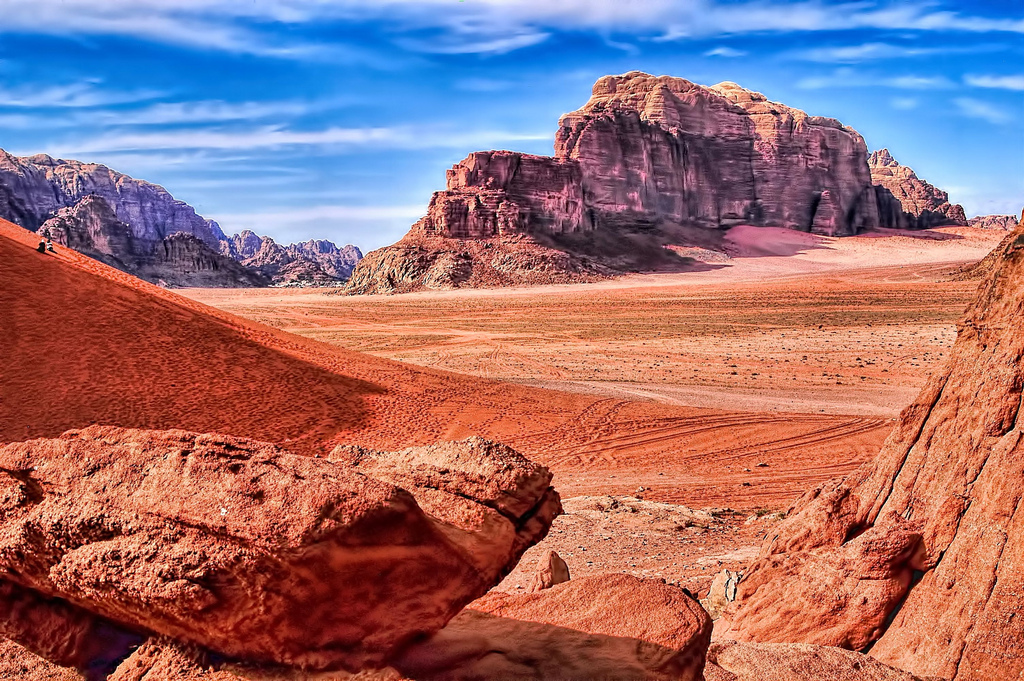 wadi rum jordan fotografia