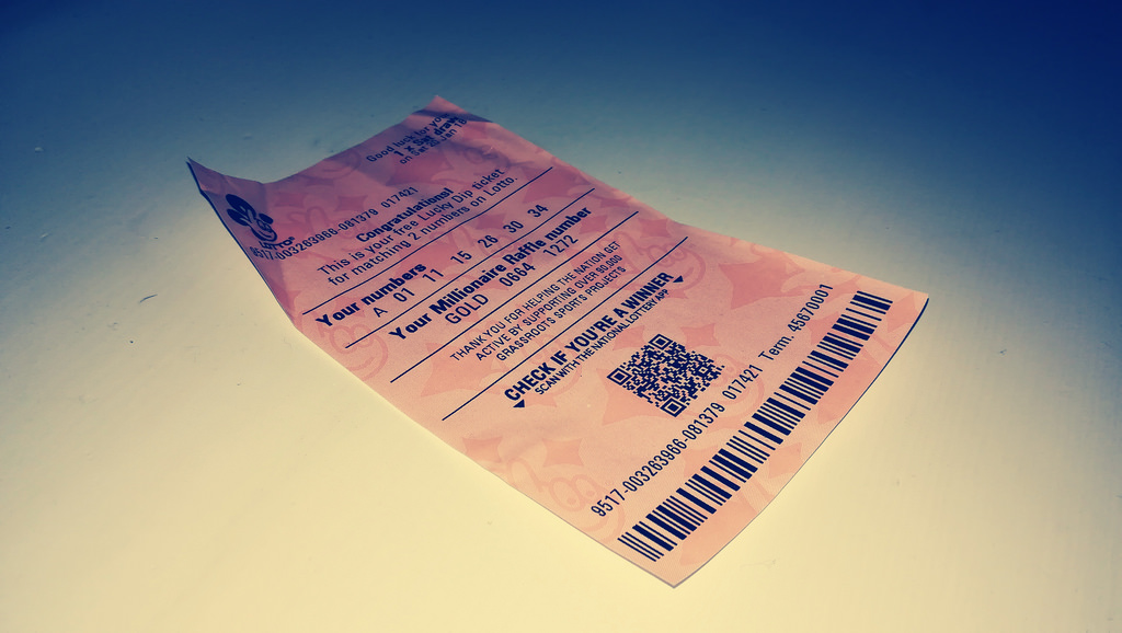 Lottery ticket national lottery UK by newkemall lottery fotografia