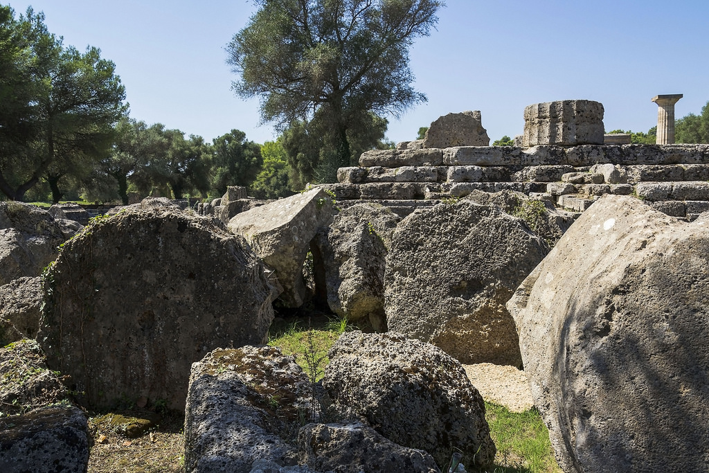 Templo de Zeus en Olimpia by guillenperez seven wonders of the ancient world fotografia