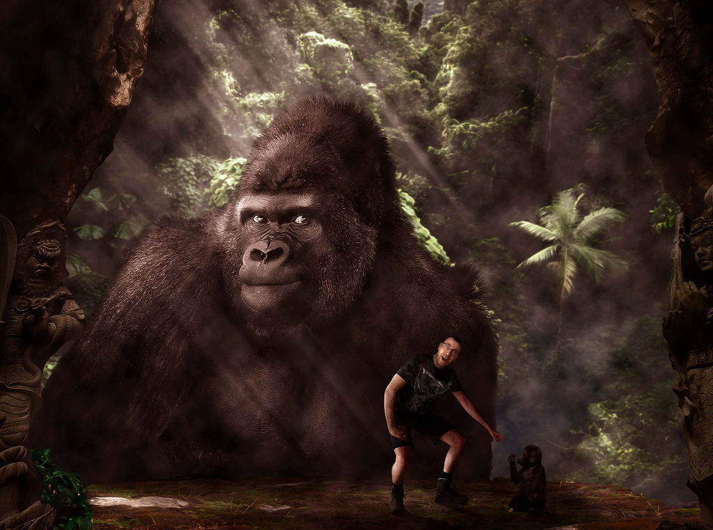 Discoveries on Skull Island by David Blackwell. the king kong fotografia