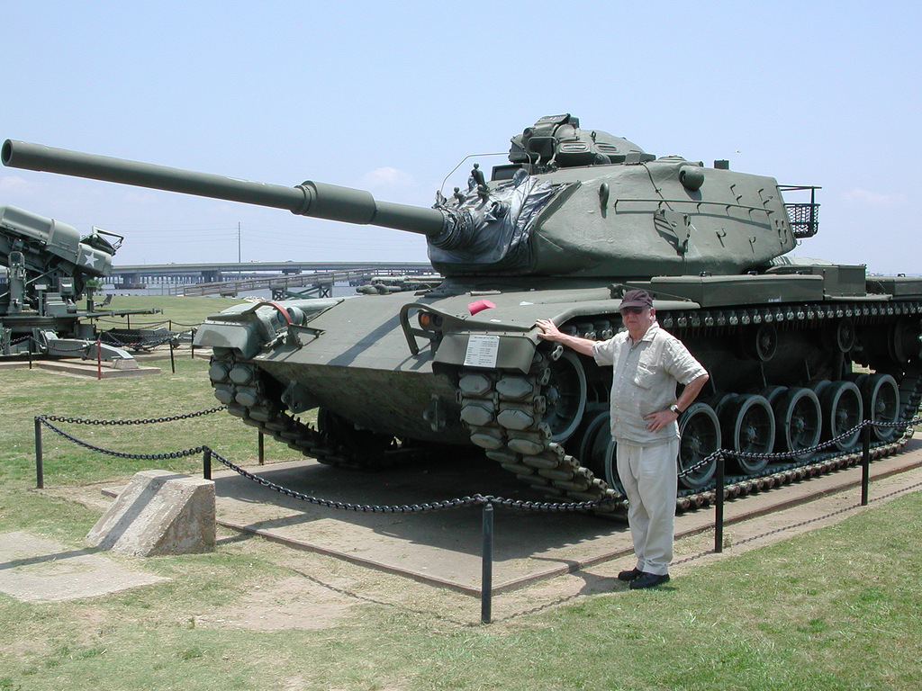Dad and the M60 tank by rampartgeneral M60 tank fotografia