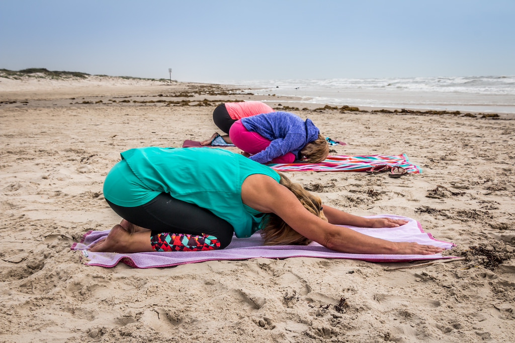Girls trip to Padre Island! by Rockin'Rita yoga island fotografia