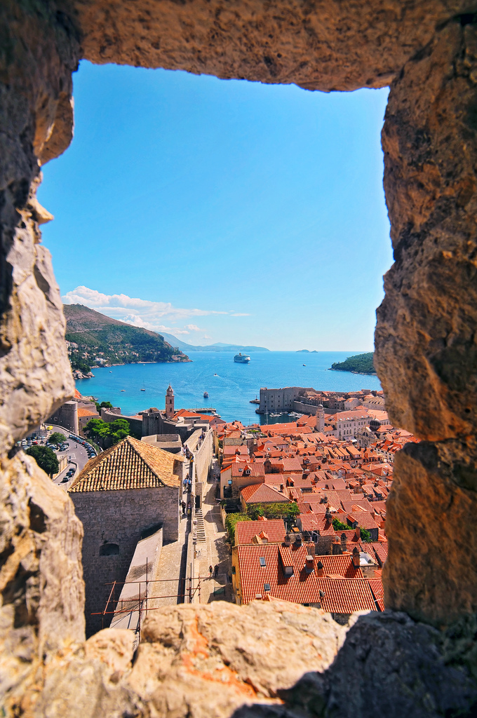Framed Dubrovnik by Tambako the Jaguar dubrovnik fotografia