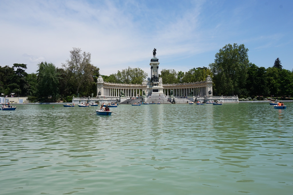 Madrid park retiro fotografia