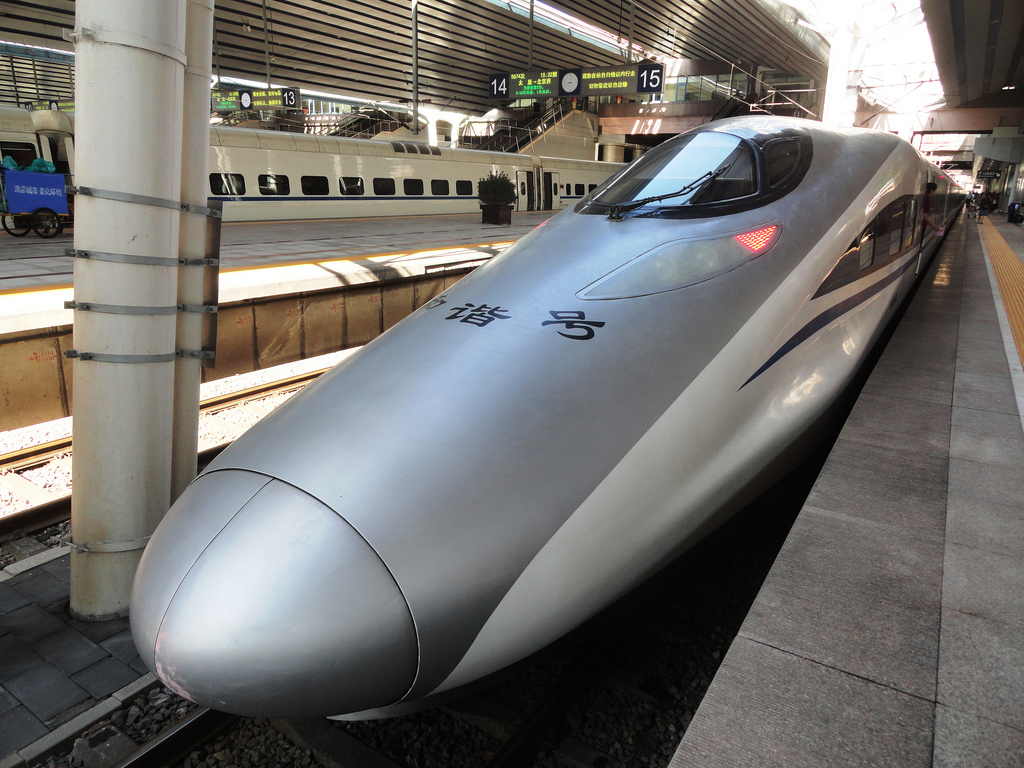 G category high speed train, Beijing West Railway Station, China by travelourplanet.com fastest train china fuxing fotografia