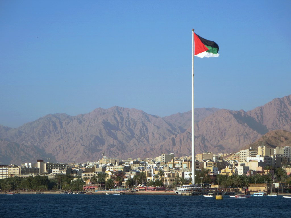 Arab Revolt Flagpole by D-Stanley eilat israel fotografia