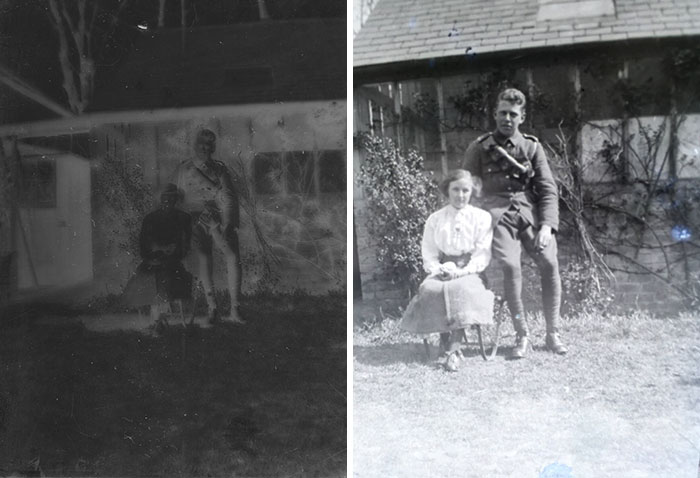 Muž našiel 100-ročné negatívy a dokázal z nich vydolovať život