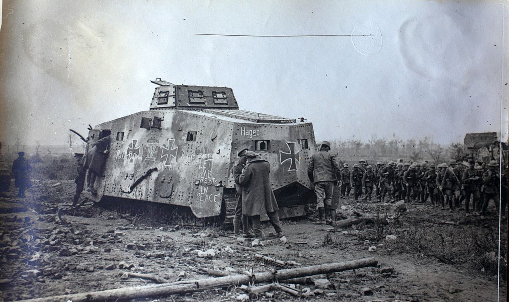 first world war tank fotografia