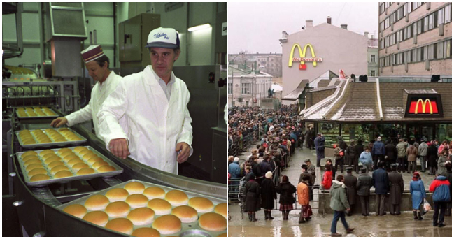 Prvý McDonald’s v Moskve? V tých časoch najväčší na svete a s obrovským úspechom od prvého dňa