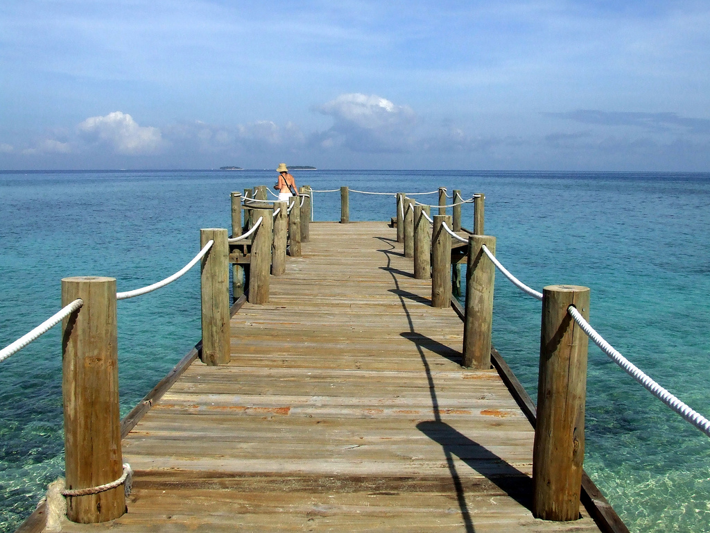 Jetty @ Bounty Island, Fiji by timparkinson fiji fotografia