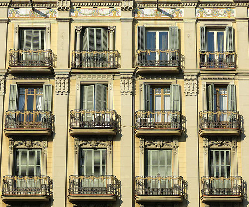Barcelona Balconies by Spencer Means Barcelona fotografia