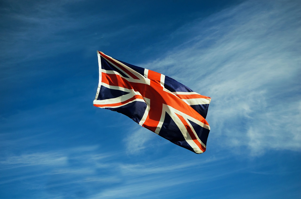 great britain flag fotografia