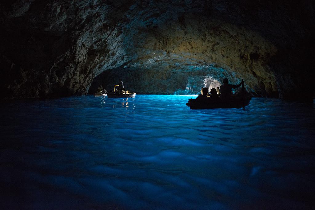blue grotto fotografia